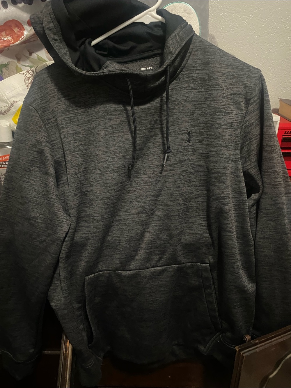 Under Armour Dark Gray Heather Pullover Hoodie